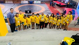 Delegação alagoana de wrestling conquista 7 medalhas na seletiva nacional do Gymnasiade 2022