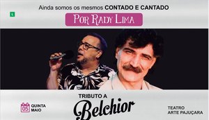 Tributo a Belchior: cantor Rady Lima homenageia artista com clássicos da MPB