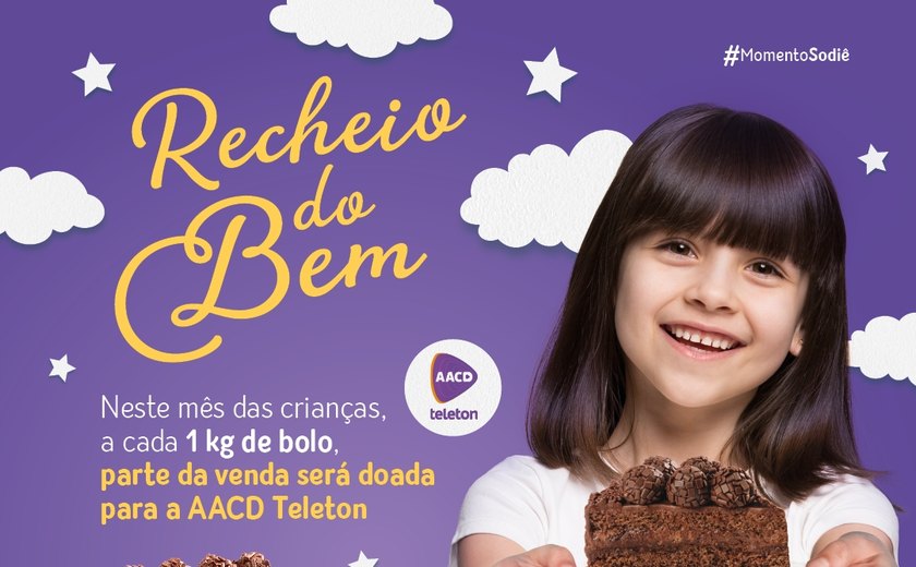 No mês das Crianças, Sodiê Doces lança Bolo Brigadeirinho