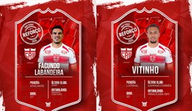CRB anuncia contratações do atacante Facundo Labandeira e do lateral Vitinho
