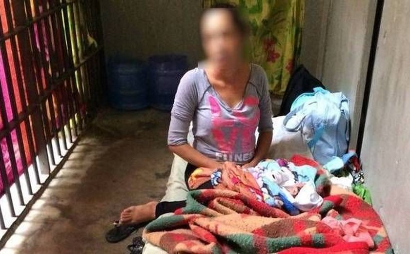 Justiça manda para prisão domiciliar mulher que teve bebê em cela