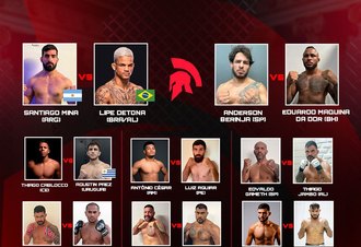 Lipe Detona, Thiago Jambo, estrangeiros e luta feminina lideram card do Coliseu Extreme Fight em Arapiraca