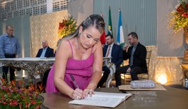 Nayara Teixeira inicia mandato à frente da Câmara Municipal de Anadia