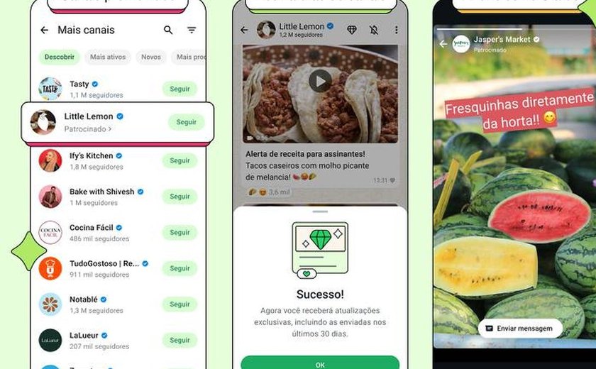 WhatsApp vai exibir anúncios nos status e terá canais com assinaturas exclusivas