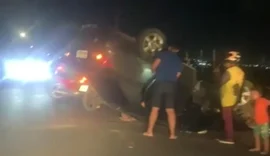 Motorista tem pico de pressão arterial, sofre mal súbito e capota veículo