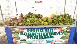 Feira da Agricultura Familiar da Fetag comercializa variedade de produtos