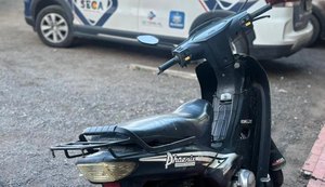 Lei Seca recupera ciclomotor com queixa de roubo e furto em Arapiraca