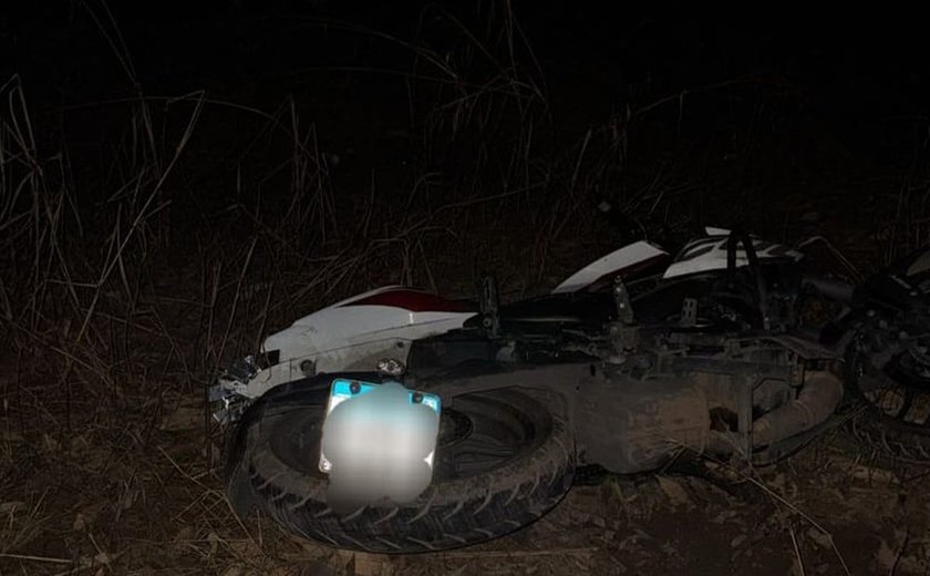 Motociclista é arremessado de veículo e morre na BR-316