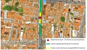 BRK inicia nova etapa de obra emergencial na Rua Cabo Reis, no bairro Ponta Grossa