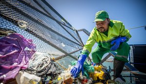 Mais de 120 toneladas de entulhos retirados da lagoa e das praias da capital