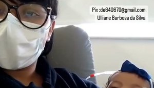 Mãe solicita ajuda financeira para custear tratamento de filha que nasceu com apenas metade do coração