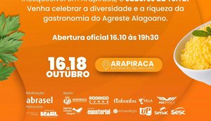 Festival Sabores da Terra celebra a gastronomia e a cultura do Agreste em Arapiraca