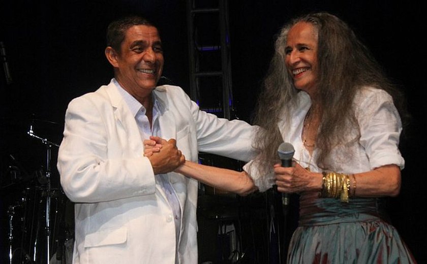 Zeca Pagodinho e Maria Bethânia fazem show inédito em Salvador