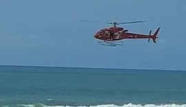 Vídeo: jovem de 19 anos desaparece no mar da Praia do Meio, entre Marechal e Barra