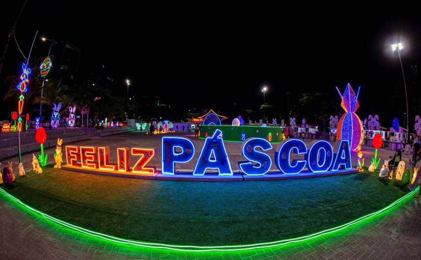 Vila de Páscoa une famílias e encanta visitantes em Maceió