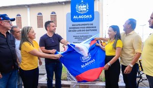 Governador Paulo Dantas inaugura obra em São Luís do Quitunde