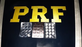 PRF prende caminhoneiro com 30 comprimidos de anfetamina em São Sebastião