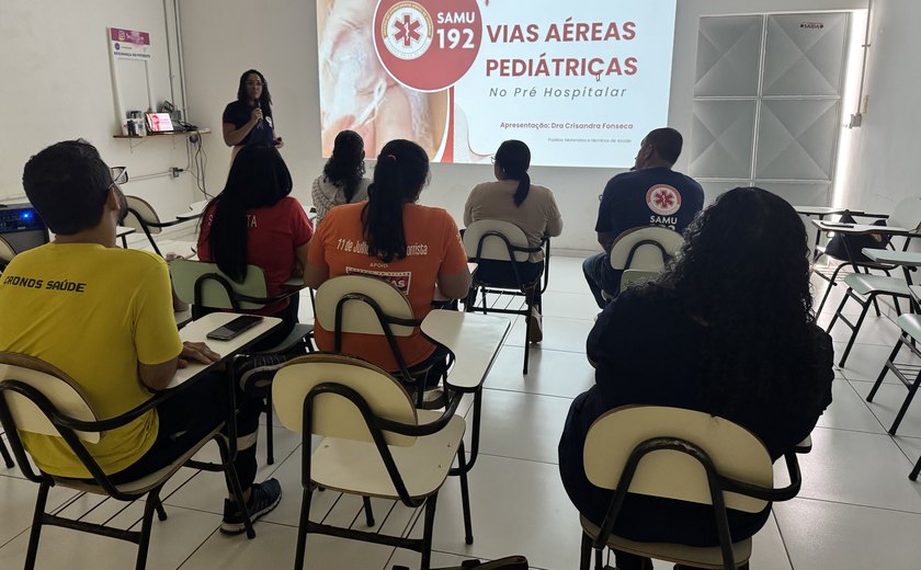 Samu Maceió realiza Curso de Vias Aéreas Pediátricas no APH voltado ao atendimento de pacientes com doenças respiratórias