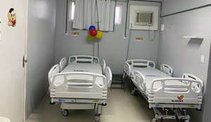 Covid-19: Hospital de Campanha de Arapiraca inaugura ala pediátrica