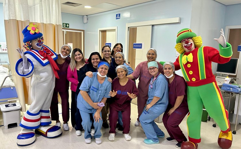 Patati Patatá fazem visita surpresa a crianças hospitalizadas em Alagoas