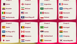 Brasil enfrenta Suíça, Sérvia e Camarões na primeira fase da Copa; veja grupos