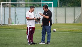 CRB encerra treinos em São Paulo e segue nesta quarta para Santos