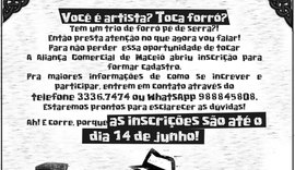 Aliança abre inscrições para trios de forró pé de serra