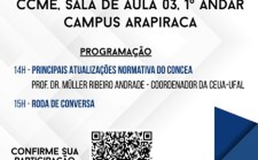 Comissão de Ética no Uso de Animais promove encontro no Campus Arapiraca