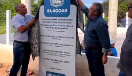 Tapera inaugura Microssistema de Abastecimento de Água com apoio do governo de AL