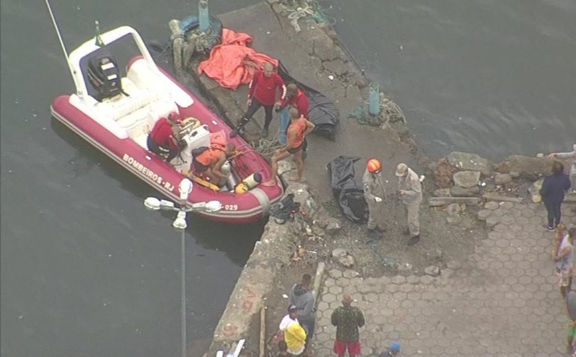 Embarcações naufragam e deixam pelo menos seis mortos em Itaguaí