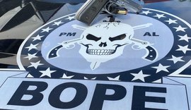 Bope e 1° BPM apreendem arma e drogas na Região Metropolitana de Maceió