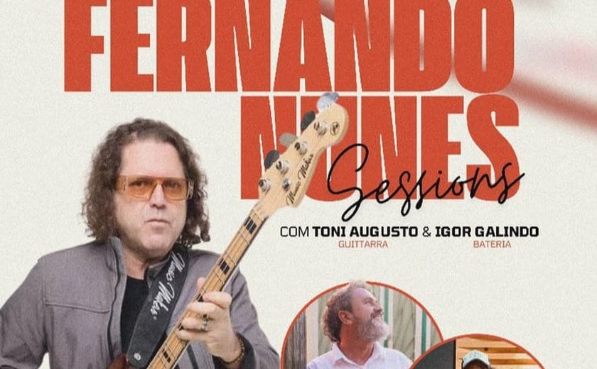 Baixista alagoano Fernando Nunes se apresenta em Maceió com participações especiais