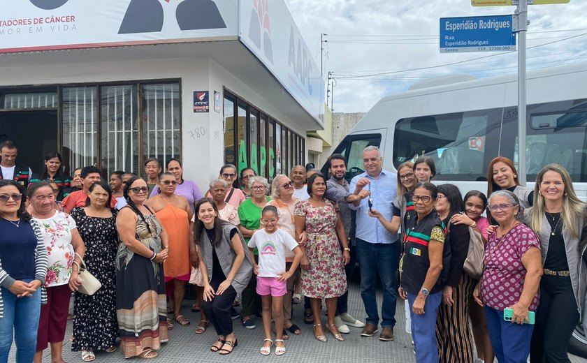 Associação de Arapiraca conquista van e reforça apoio a pacientes com câncer