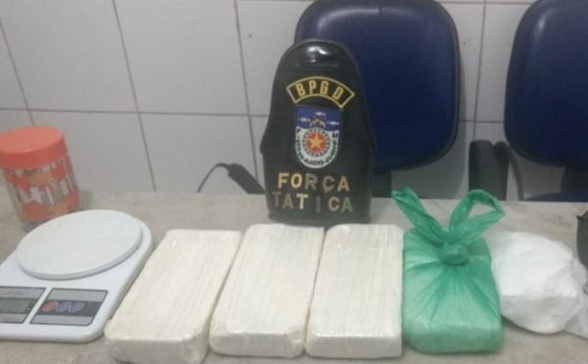 Batalhão de Polícia de Guarda apreende 4kg de cocaína