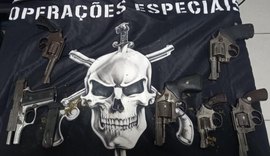 PM registra apreensões de 35 armas e mais de 40 quilos de drogas durante a primeira semana de julho