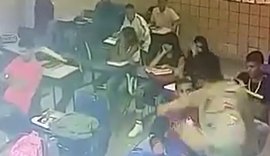Militar que aparece em vídeo agredindo aluno é afastado pelo Comando do BPEsc