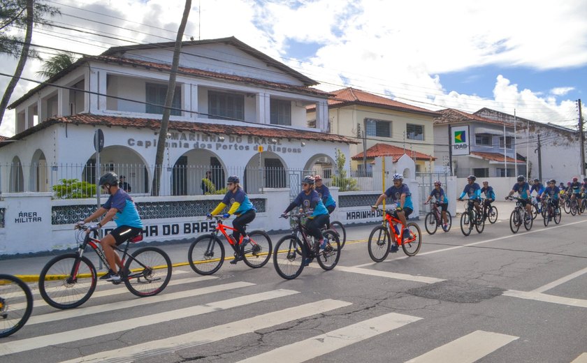 Capitania dos Portos de Alagoas apoia o “Pedal Dia da Marinha”