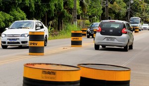Movimento na AL-101 Norte segue tranquilo nesta Quarta-feira de Cinzas