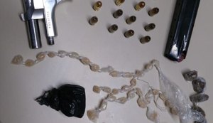 Ação integrada em Murici prende pessoas por tráfico e porte ilegal de arma