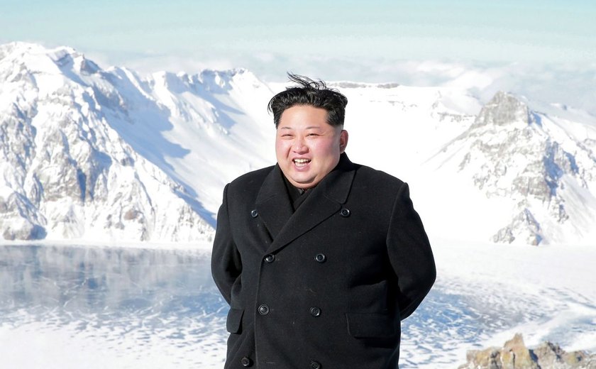 Fronteira intercoreana prepara tapete vermelho para Kim Jong-un