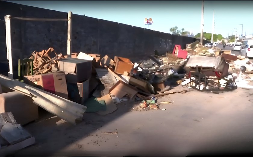 Idoso é indiciado por descarte irregular de entulhos no Clima Bom