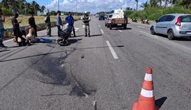Motociclista morre após bater em caminhão em Marechal Deodoro