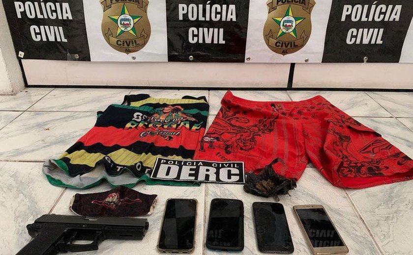 Polícia Civil prende em Maceió dois suspeitos de praticar estupro e roubo