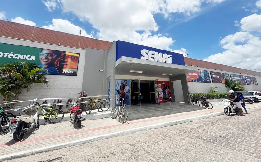Senai abre matrículas para cursos técnicos em Maceió e Arapiraca