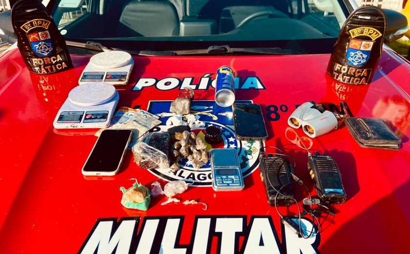 Polícia Militar apreende 16 armas de fogo e 13 kg de entorpecentes