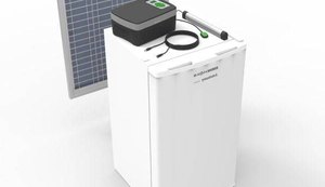 Geladeira solar permite armazenamento de alimentos em áreas sem energia elétrica