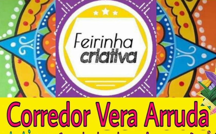 Feirinha Criativa volta nos dias 16 e 17 de outubro no Corredor Vera Arruda