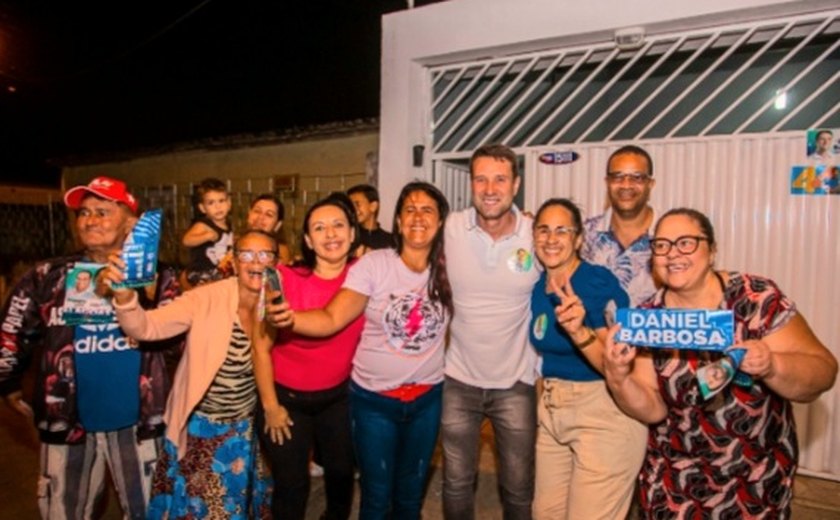 Multidão em Arapiraca impulsiona Daniel Barbosa rumo à Câmara Federal
