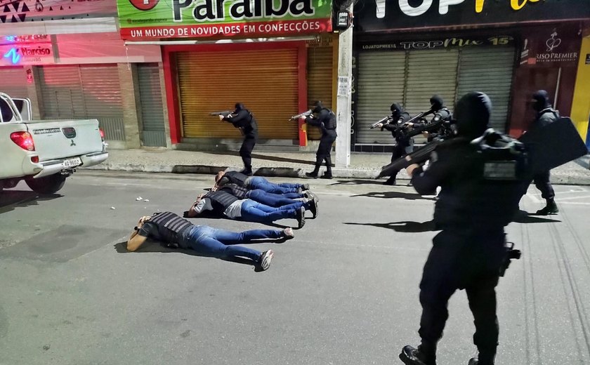 SSP realiza simulado de sequestro a gerente de banco em Arapiraca nesta quinta-feira