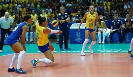 Brasil faz 3 a 0 no Peru pelo Pré-Olímpico de vôlei feminino